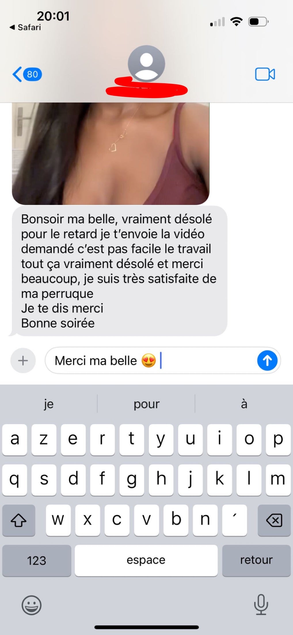 Wig Angel 26 pouces mèche 100% brésiliennes