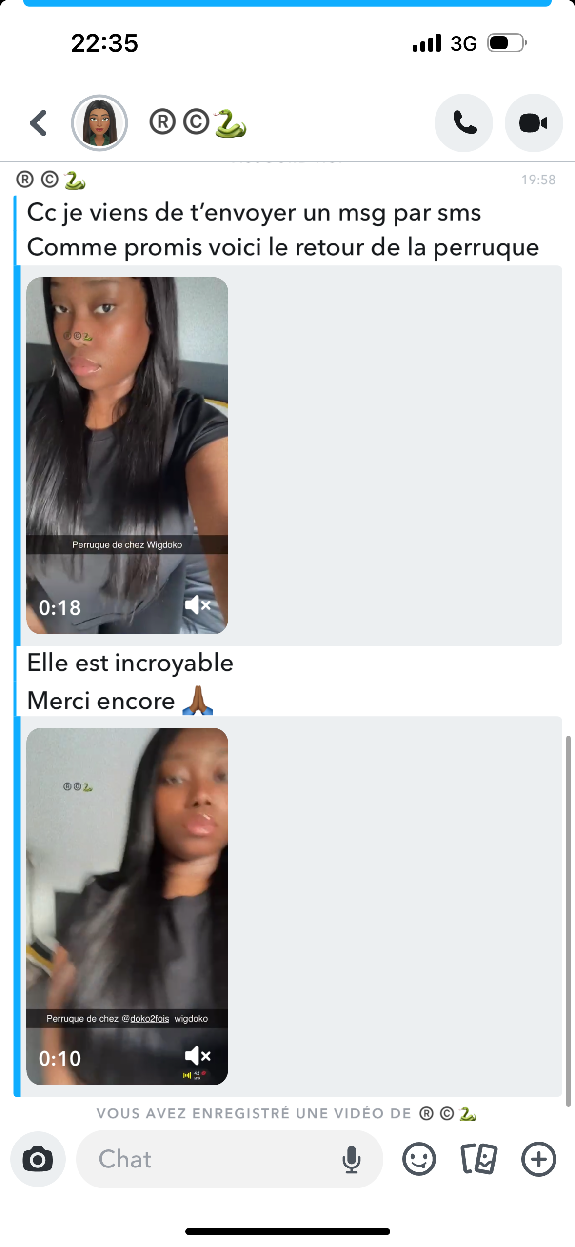 Wig Angel 26 pouces mèche 100% brésiliennes