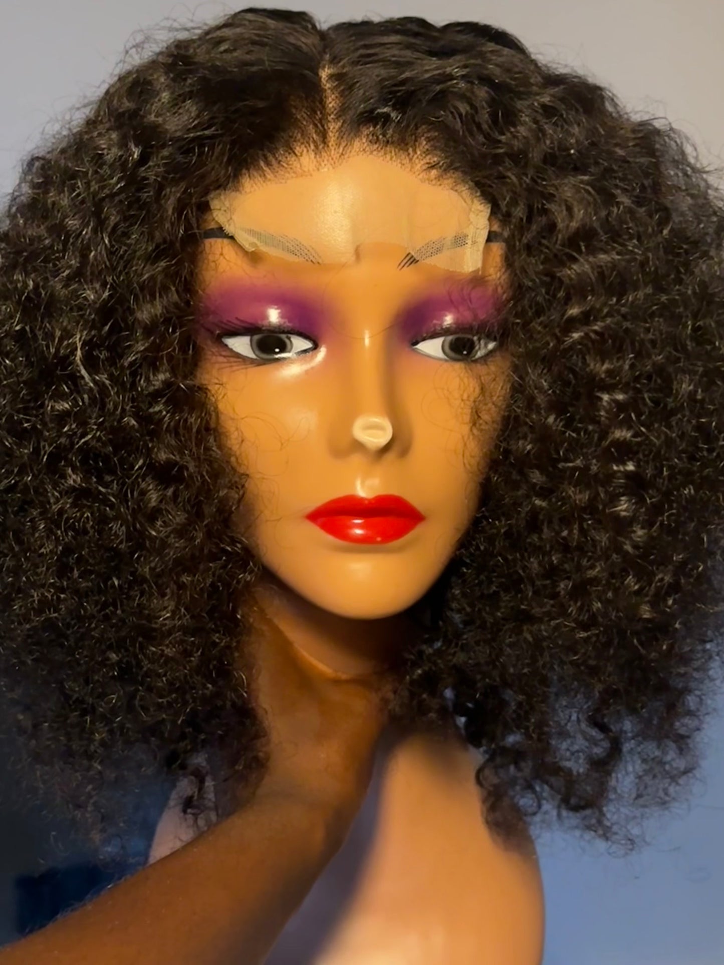 Closure wig 4x4 12 pouces deep wave