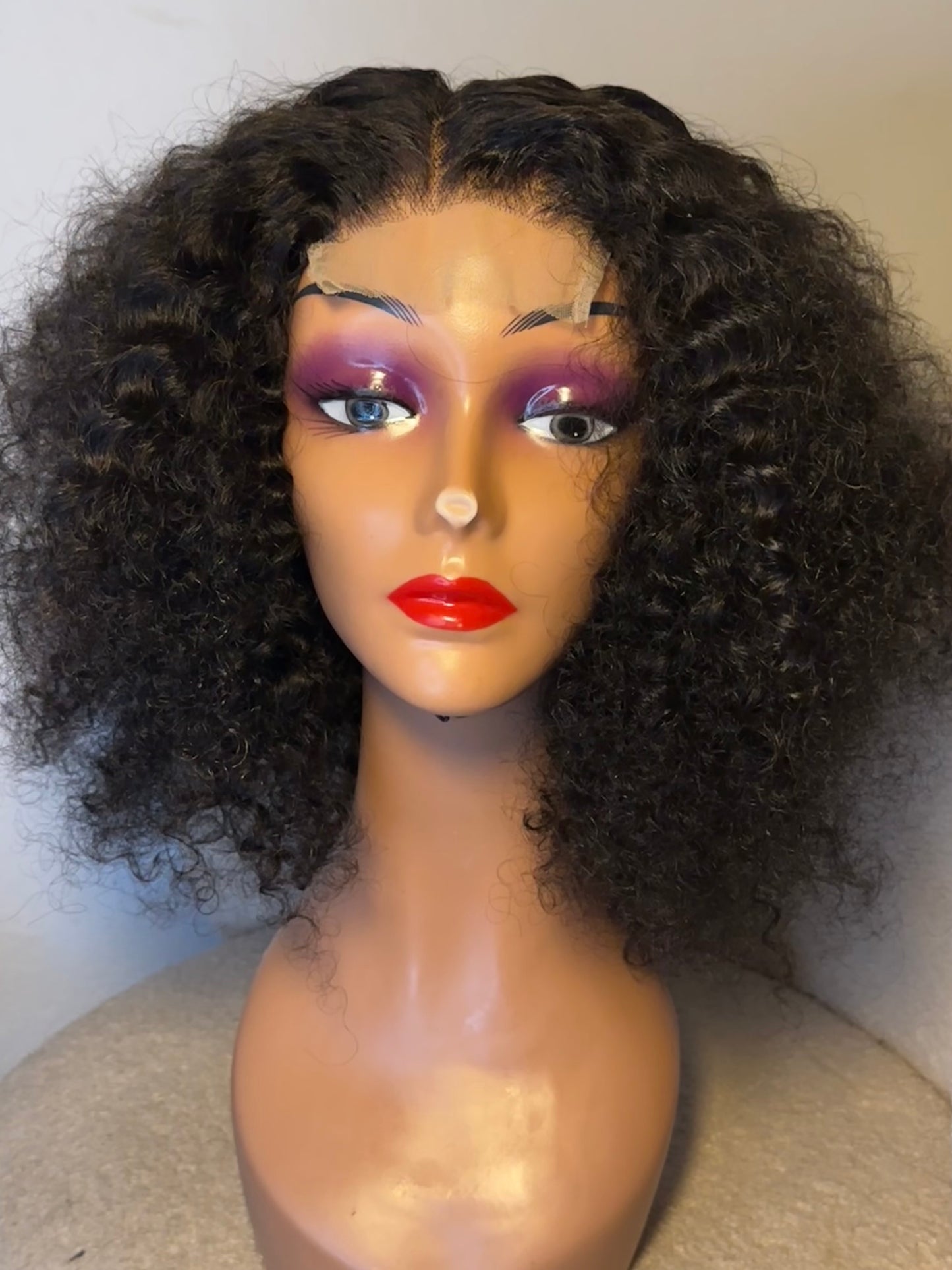 Closure wig 4x4 12 pouces deep wave