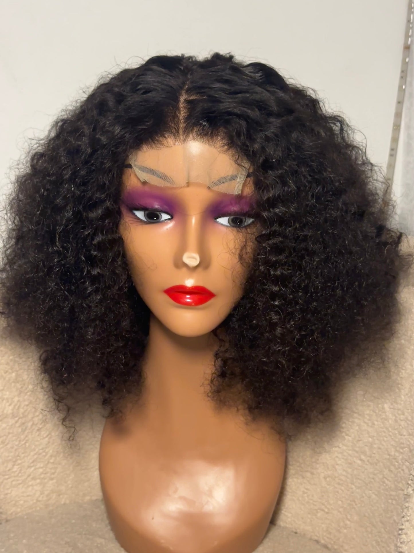 Closure wig 4x4 12 pouces deep wave